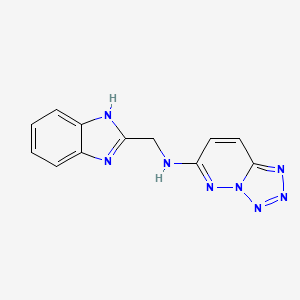 N-(1H-benzimidazol-2-ylmethyl)tetraazolo[1,5-b]pyridazin-6-amine
