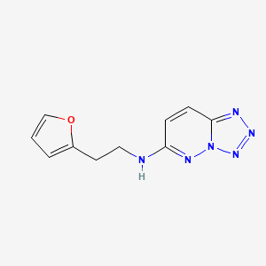 N-[2-(2-furyl)ethyl]tetraazolo[1,5-b]pyridazin-6-amine