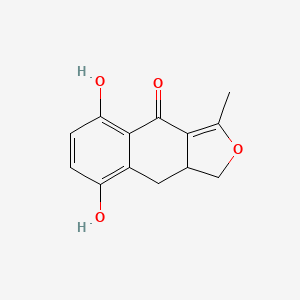 5,8-Dihydroxy-3-methyl-9,9a-dihydronaphtho[2,3-c]furan-4(1H)-one