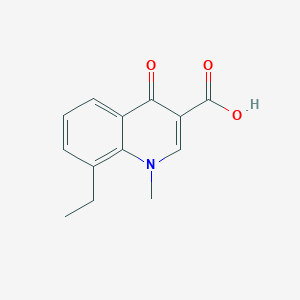 molecular formula C13H13NO3 B11875779 8-Ethyl-1-methyl-4-oxo-1,4-dihydroquinoline-3-carboxylic acid 