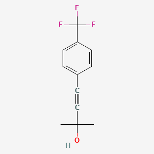 2-Methyl-4-(4-(trifluoromethyl)phenyl)but-3-yn-2-ol