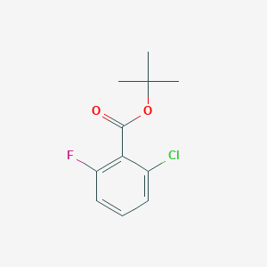 molecular formula C11H12ClFO2 B11875886 tert-Butyl 2-chloro-6-fluorobenzoate CAS No. 1410564-70-3