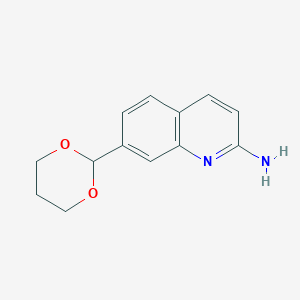 7-(1,3-Dioxan-2-yl)quinolin-2-amine