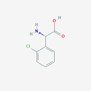 molecular formula C8H8ClNO2 B118760 (S)-2-氨基-2-(2-氯苯基)乙酸 CAS No. 141315-50-6