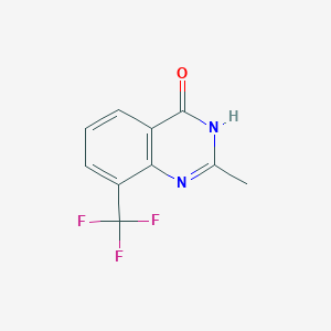 molecular formula C10H7F3N2O B11876069 2-methyl-8-(trifluoromethyl)quinazolin-4(3H)-one 