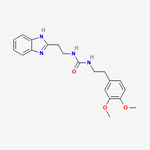 N-[2-(1H-benzimidazol-2-yl)ethyl]-N'-[2-(3,4-dimethoxyphenyl)ethyl]urea