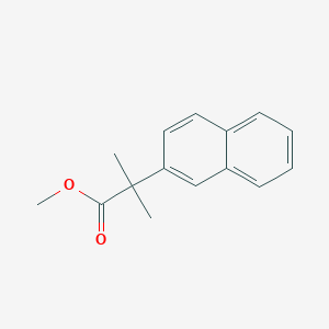 molecular formula C15H16O2 B11876128 Methyl 2-methyl-2-(naphthalen-2-YL)propanoate CAS No. 225918-07-0