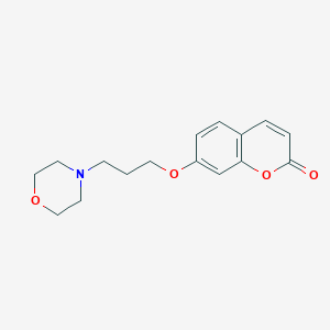 molecular formula C16H19NO4 B1187613 7-(3-morpholin-4-ylpropoxy)-2H-chromen-2-one 