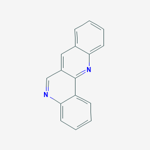 molecular formula C16H10N2 B11876170 Dibenzo[b,h][1,6]naphthyridine CAS No. 225-54-7