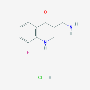 3-(Aminomethyl)-8-fluoroquinolin-4(1H)-one hydrochloride