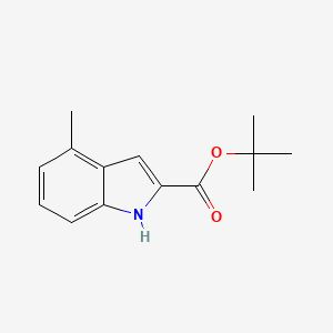 tert-Butyl 4-methyl-1H-indole-2-carboxylate