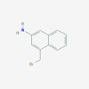 4-(Bromomethyl)naphthalen-2-amine