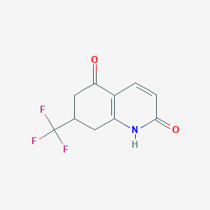 7-(Trifluoromethyl)-7,8-dihydroquinoline-2,5(1H,6H)-dione