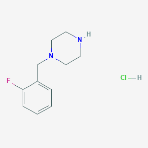 molecular formula C11H16ClFN2 B11876430 1-(2-Fluoro-benzyl)-piperazine hydrochloride 