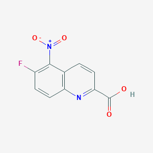 6-Fluoro-5-nitroquinoline-2-carboxylic acid