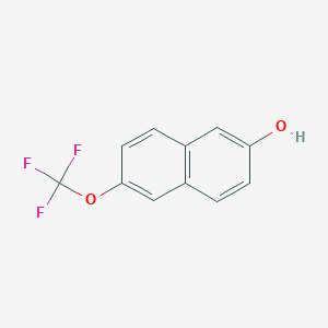 molecular formula C11H7F3O2 B11876584 2-(Trifluoromethoxy)-6-naphthol 