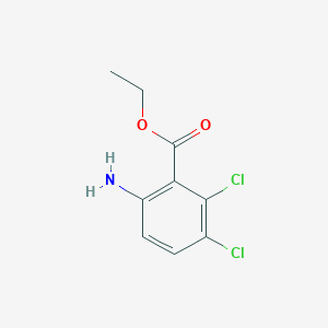 molecular formula C9H9Cl2NO2 B11876589 Ethyl 6-amino-2,3-dichlorobenzoate 