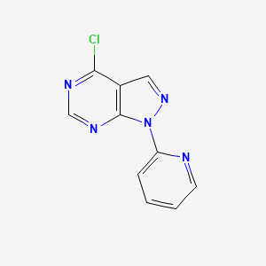 4-Chloro-1-(pyridin-2-YL)-1H-pyrazolo[3,4-D]pyrimidine