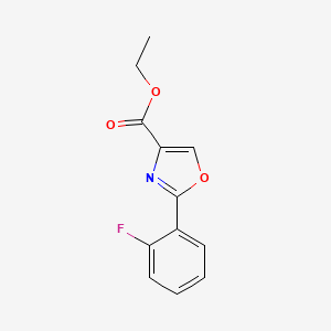 2-(2-Fluoro-phenyl)-oxazole-4-carboxylic acid ethyl ester