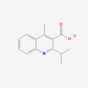 2-Isopropyl-4-methylquinoline-3-carboxylic acid