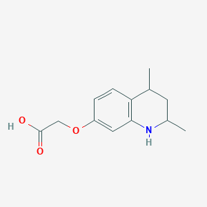 2-((2,4-Dimethyl-1,2,3,4-tetrahydroquinolin-7-yl)oxy)acetic acid