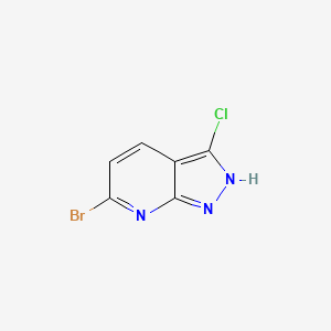 6-Bromo-3-chloro-1H-pyrazolo[3,4-b]pyridine