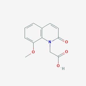 2-(8-Methoxy-2-oxoquinolin-1(2H)-yl)acetic acid