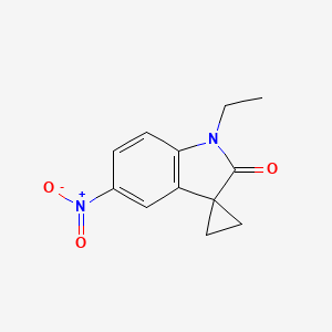 1'-Ethyl-5'-nitrospiro[cyclopropane-1,3'-indolin]-2'-one