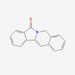 molecular formula C16H11NO B11876822 Isoindolo[2,1-b]isoquinolin-7(5H)-one CAS No. 109722-72-7