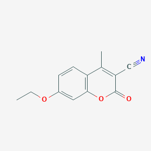 7-Ethoxy-4-methyl-2-oxo-2H-chromene-3-carbonitrile