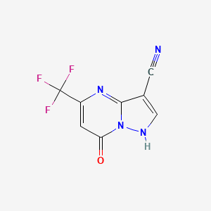 7-Hydroxy-5-(trifluoromethyl)pyrazolo[1,5-a]pyrimidine-3-carbonitrile