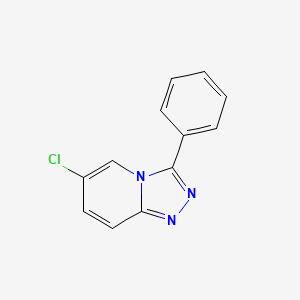 molecular formula C12H8ClN3 B11876981 6-Chloro-3-phenyl-[1,2,4]triazolo[4,3-a]pyridine 