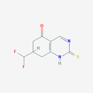 7-(Difluoromethyl)-2-mercapto-7,8-dihydroquinazolin-5(6H)-one