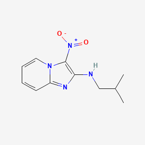 N-(2-Methylpropyl)-3-nitroimidazo[1,2-a]pyridin-2-amine