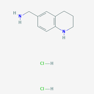 molecular formula C10H16Cl2N2 B11877000 (1,2,3,4-Tetrahydroquinolin-6-yl)methanamine dihydrochloride 