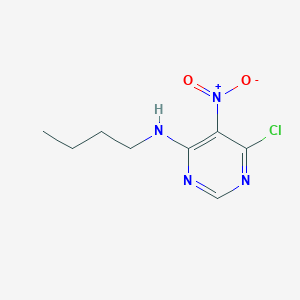 molecular formula C8H11ClN4O2 B11877080 N-butyl-6-chloro-5-nitropyrimidin-4-amine CAS No. 492464-18-3