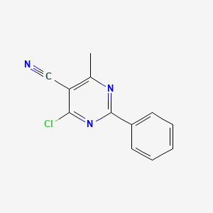 4-Chloro-6-methyl-2-phenylpyrimidine-5-carbonitrile