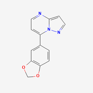 7-(1,3-Benzodioxol-5-yl)pyrazolo[1,5-a]pyrimidine