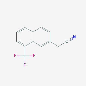 1-(Trifluoromethyl)naphthalene-7-acetonitrile