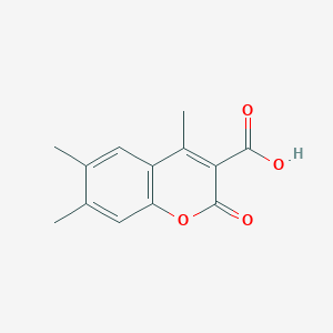 4,6,7-Trimethyl-2-oxo-2H-chromene-3-carboxylic acid