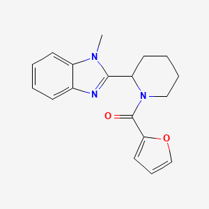 furan-2-yl[2-(1-methyl-1H-benzimidazol-2-yl)piperidin-1-yl]methanone