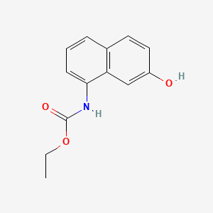 molecular formula C13H13NO3 B11877306 Ethyl (7-hydroxy-1-naphthyl)-carbamate CAS No. 68214-72-2