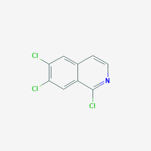 molecular formula C9H4Cl3N B11877329 1,6,7-Trichloroisoquinoline 