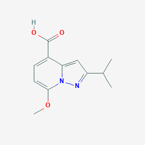 2-Isopropyl-7-methoxypyrazolo[1,5-a]pyridine-4-carboxylic acid