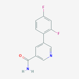 5-(2,4-Difluorophenyl)nicotinamide