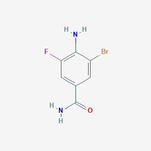 4-Amino-3-bromo-5-fluorobenzamide