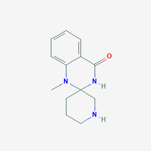 molecular formula C13H17N3O B11877474 1'-Methyl-1'H-spiro[piperidine-3,2'-quinazolin]-4'(3'H)-one 