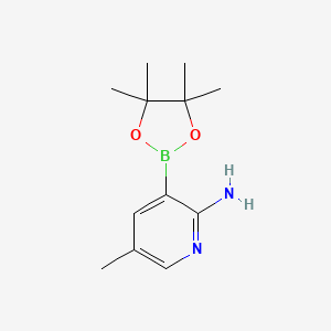 5-Methyl-3-(4,4,5,5-tetramethyl-1,3,2-dioxaborolan-2-yl)pyridin-2-amine