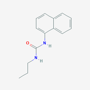 molecular formula C14H16N2O B11877542 1-(Naphthalen-1-yl)-3-propylurea CAS No. 13256-78-5