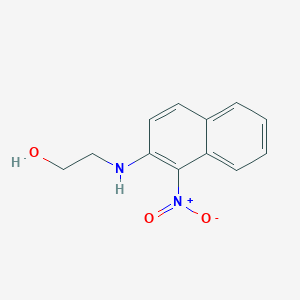 2-[(1-Nitronaphthalen-2-yl)amino]ethan-1-ol